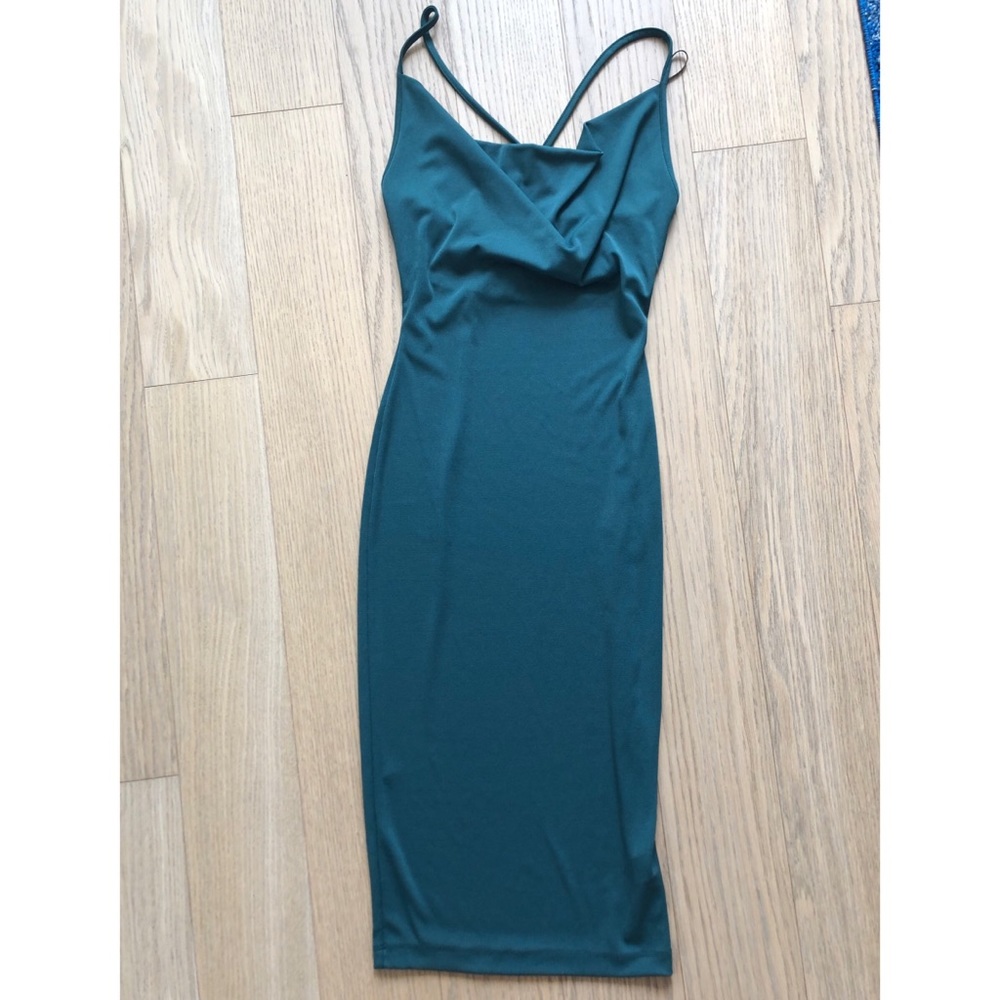 Green Body-Con Droop Dress Windsor Small